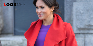 meghan markle look cappotto rosso 2019