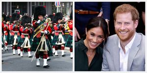 meghan markle prince harry royal baby winsdor castle royal regiment of scotland changing of the guard