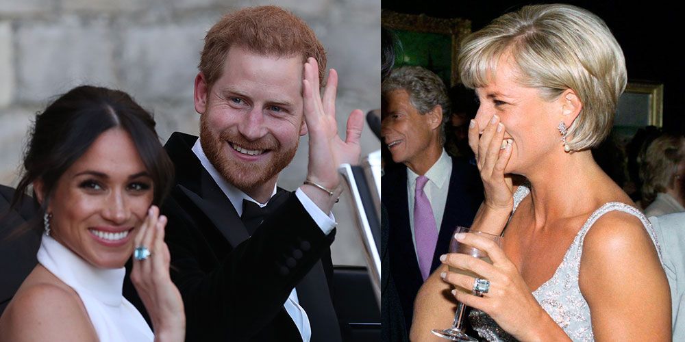 Meghan Markle Wore Princess Diana's Ring To Her Wedding Reception After  Being Gifted It By Prince Harry