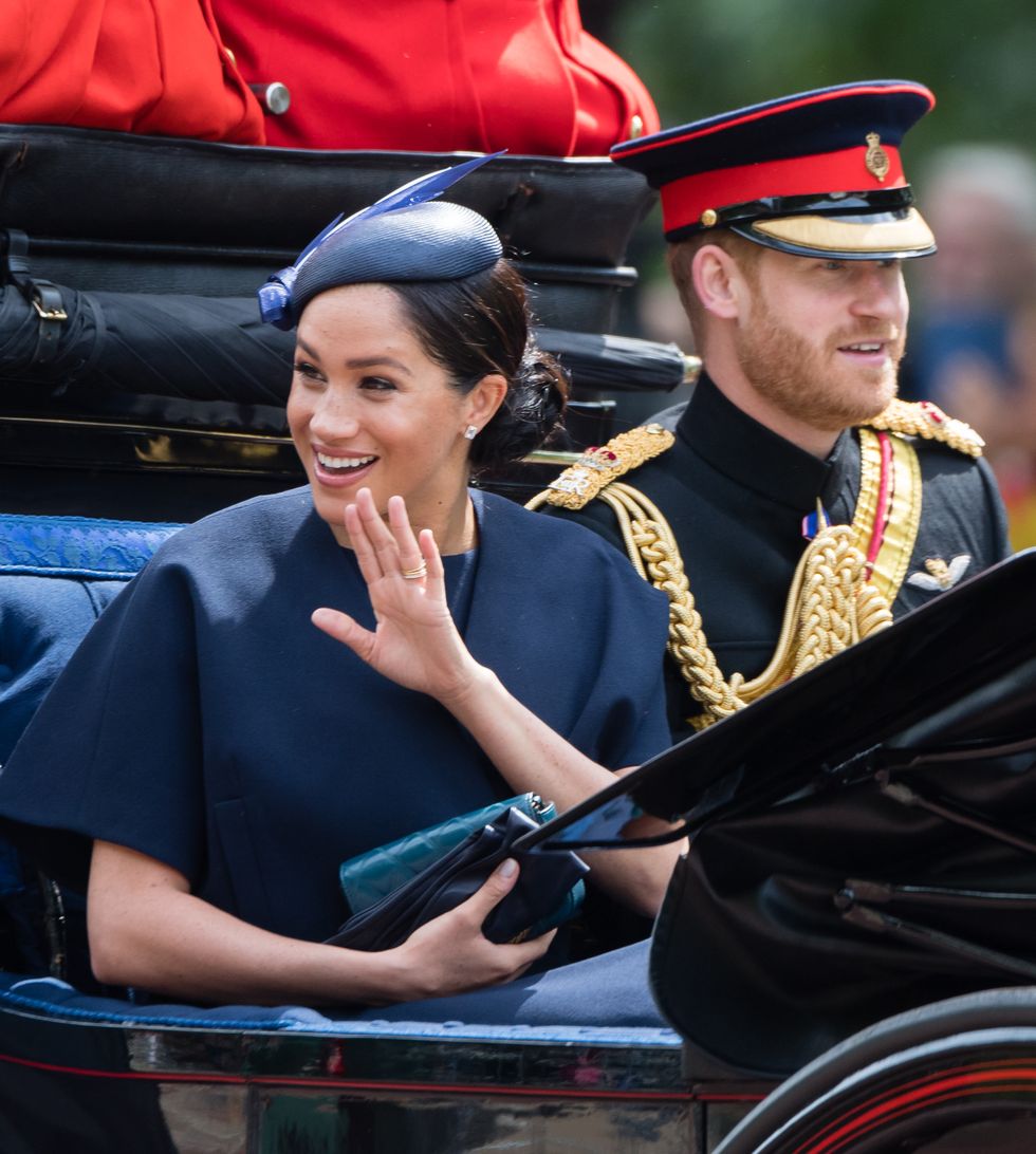 meghan markle trooping the colour ring