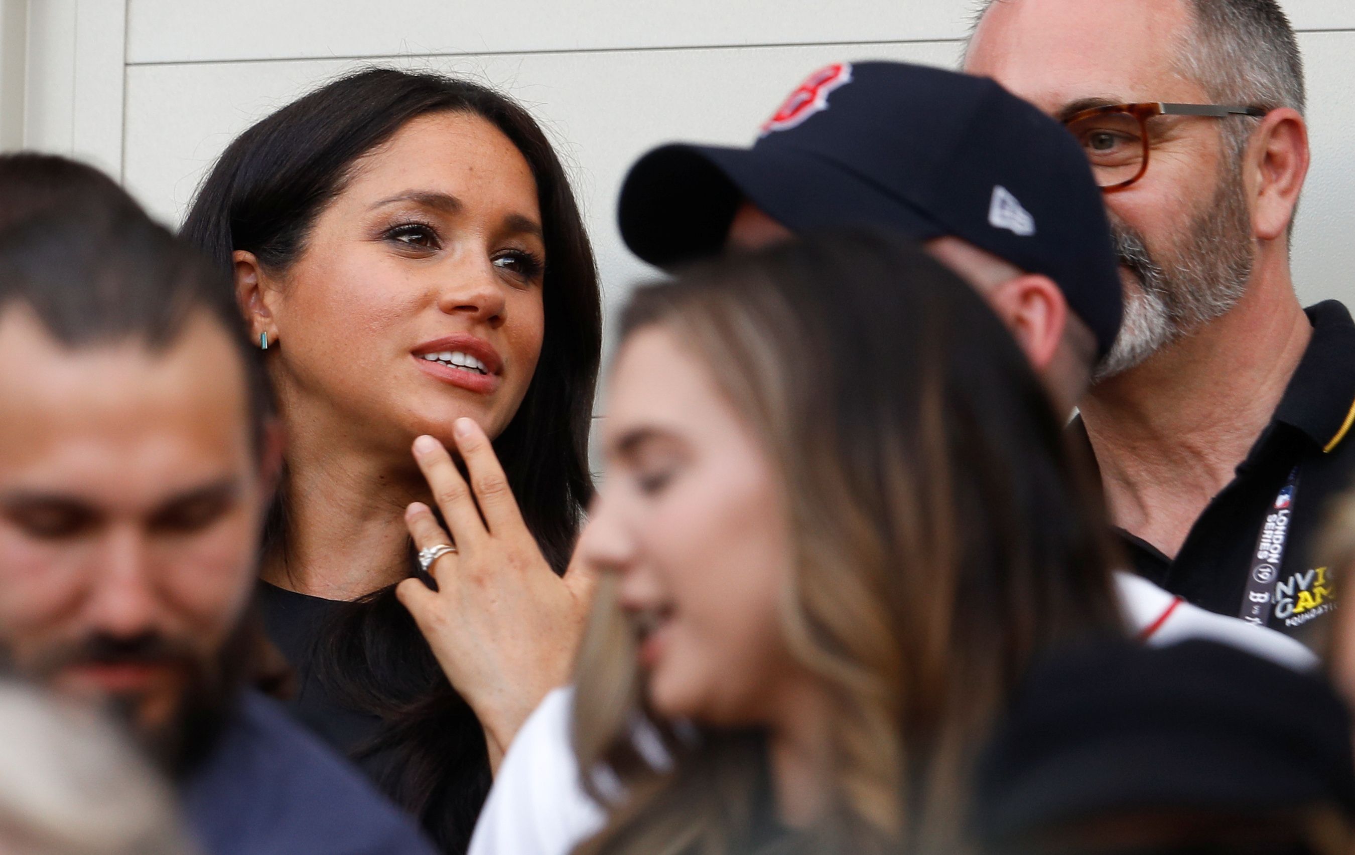Meghan Markle Attends the Boston Red Sox vs New York Yankees