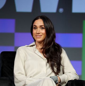 austin, texas march 08 meghan, duchess of sussex speaks onstage during the breaking barriers, shaping narratives how women lead on and off the screen panel during the 2024 sxsw conference and festival at austin convention center on march 08, 2024 in austin, texas photo by gary millergetty images