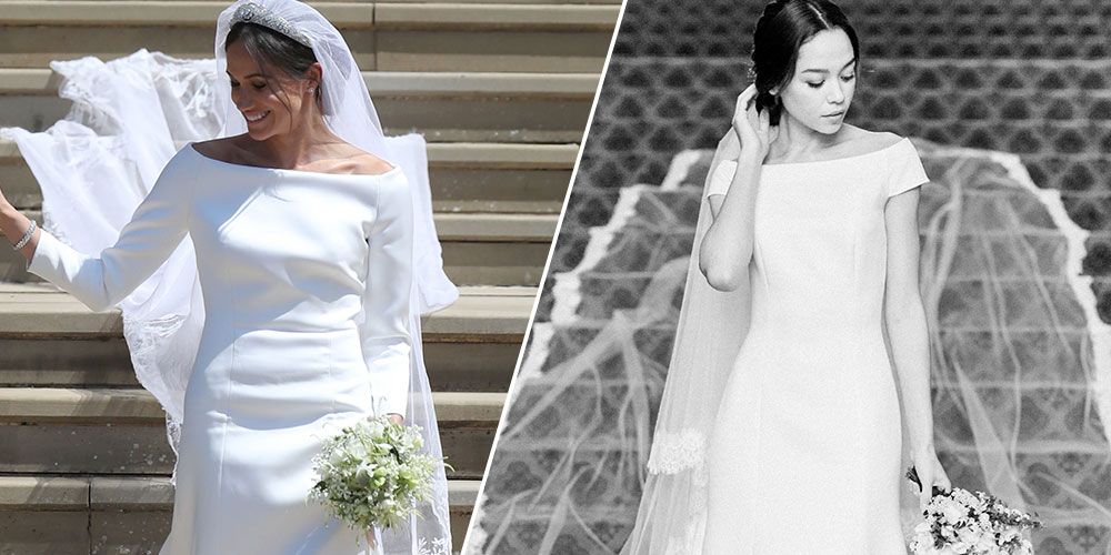 Meghan markle wedding outlet dress look alike