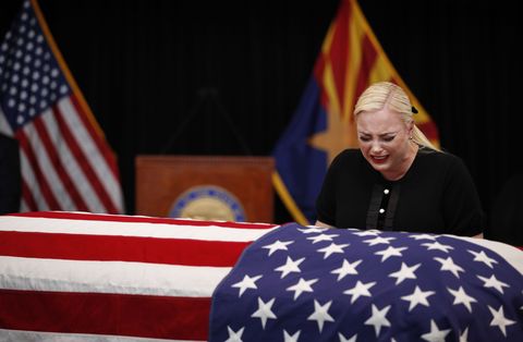 Arizona Sen. John McCain Lies In State In The Rotunda Of Arizona State Capitol