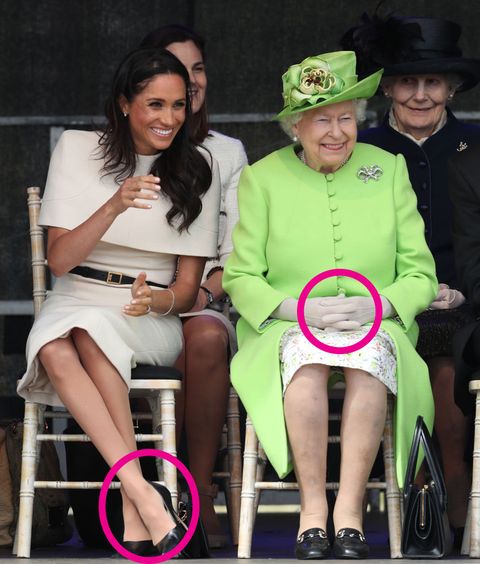 meghan markle the queen laughing