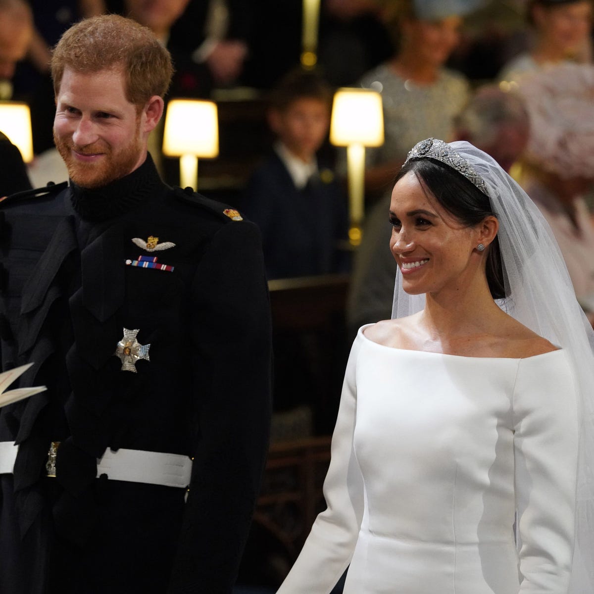 The Touching Detail About Meghan Markle's 16-Foot Wedding Veil