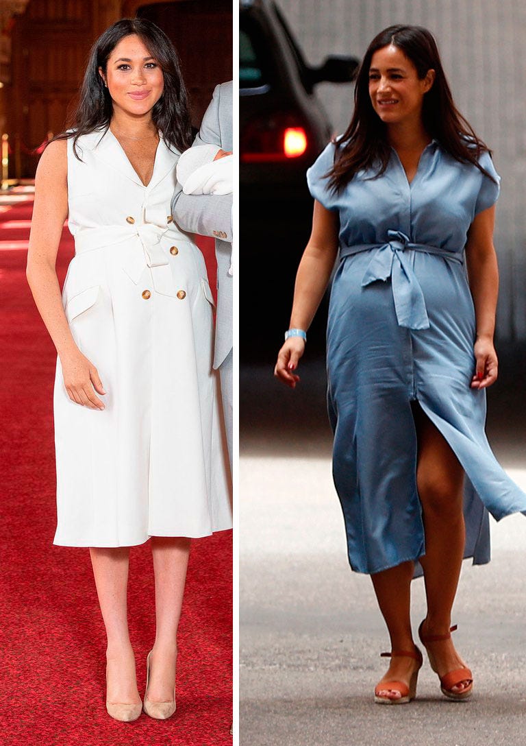 meghan markle y begoña villacís con sus looks post parto