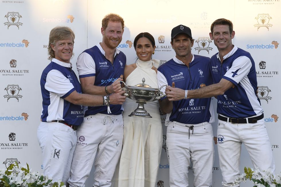 meghan markle prince harry at polo game in miami