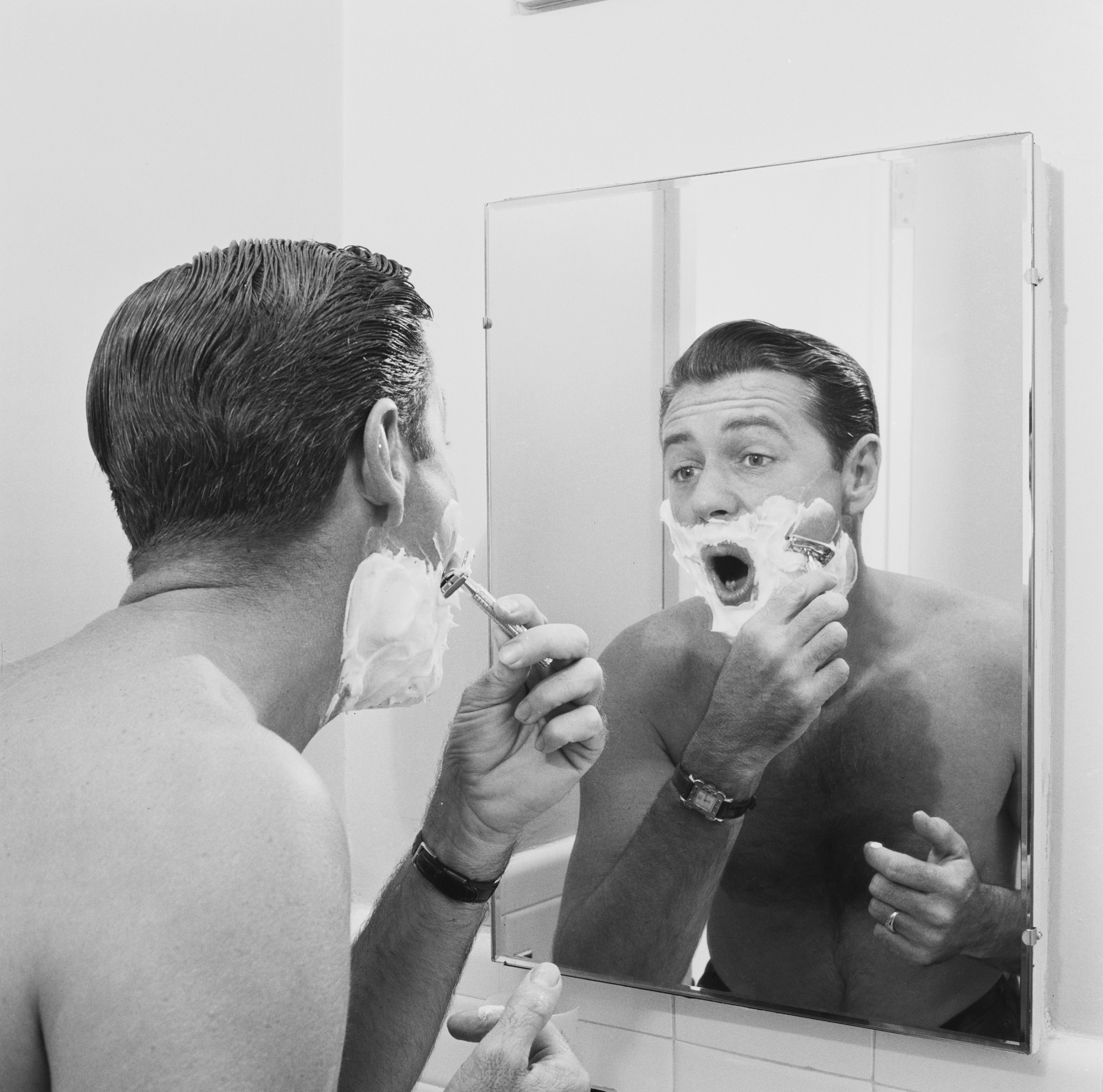 Maquina De Barbear Afeitar Para Hombre Afeitadora De Barba Y Bigote 