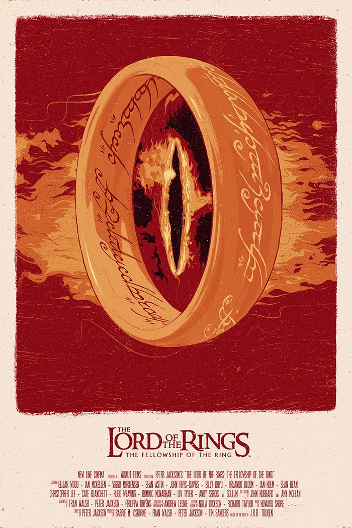 El señor de los anillos: Los mejores posters alternativos