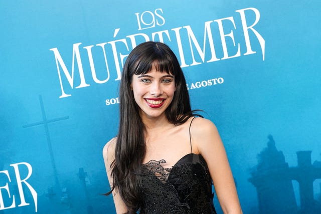 melani garcia en el estreno de la pelicula 'los muertimer' en la que debuta como actriz