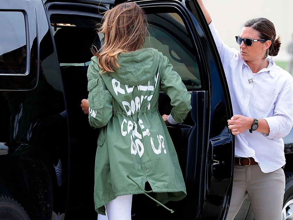 Melania Trump responds to controversial Zara jacket critics