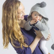 Melanie Berliet Melanie Berliet portrait with daughter