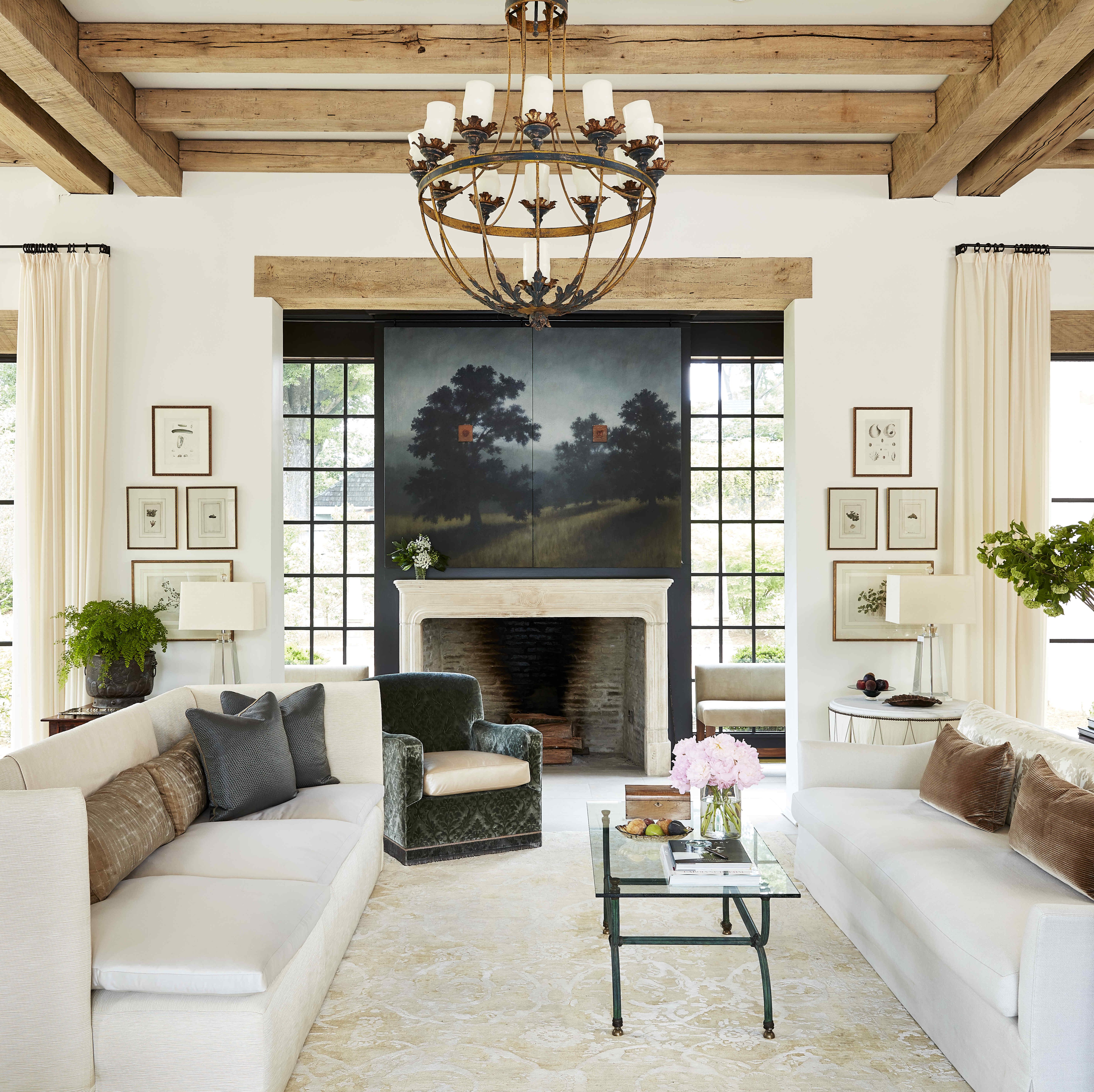 stylish antique rustic decorating ideas for living rooms