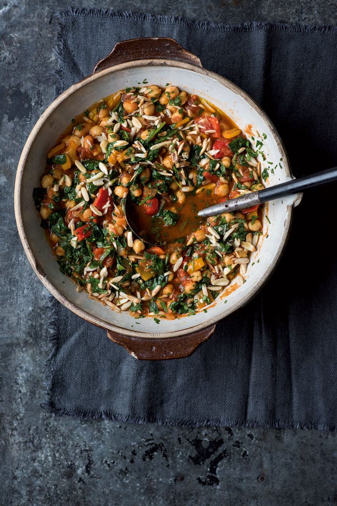 image of Melissa Hemsley's Spanish Chickpea and Almond Stew recipe by Red Online