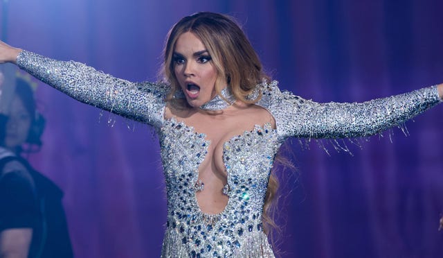 melody durante su actuacion en eurovision 2025