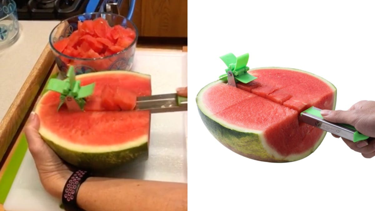 A watermelon slicer went viral on TikTok, so we tried it - TODAY