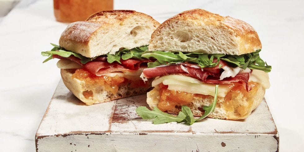 prosciutto melon panini