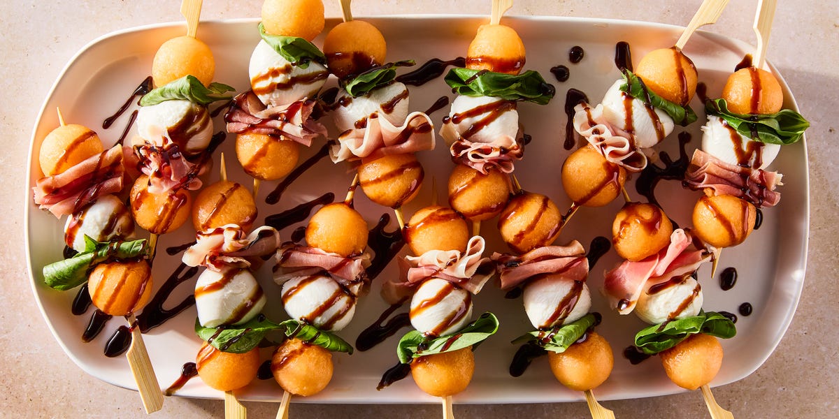 preview for Melon Prosciutto Skewers Are The Perfect Sweet-Salty Party Bite