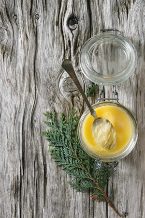 Melted ghee butter