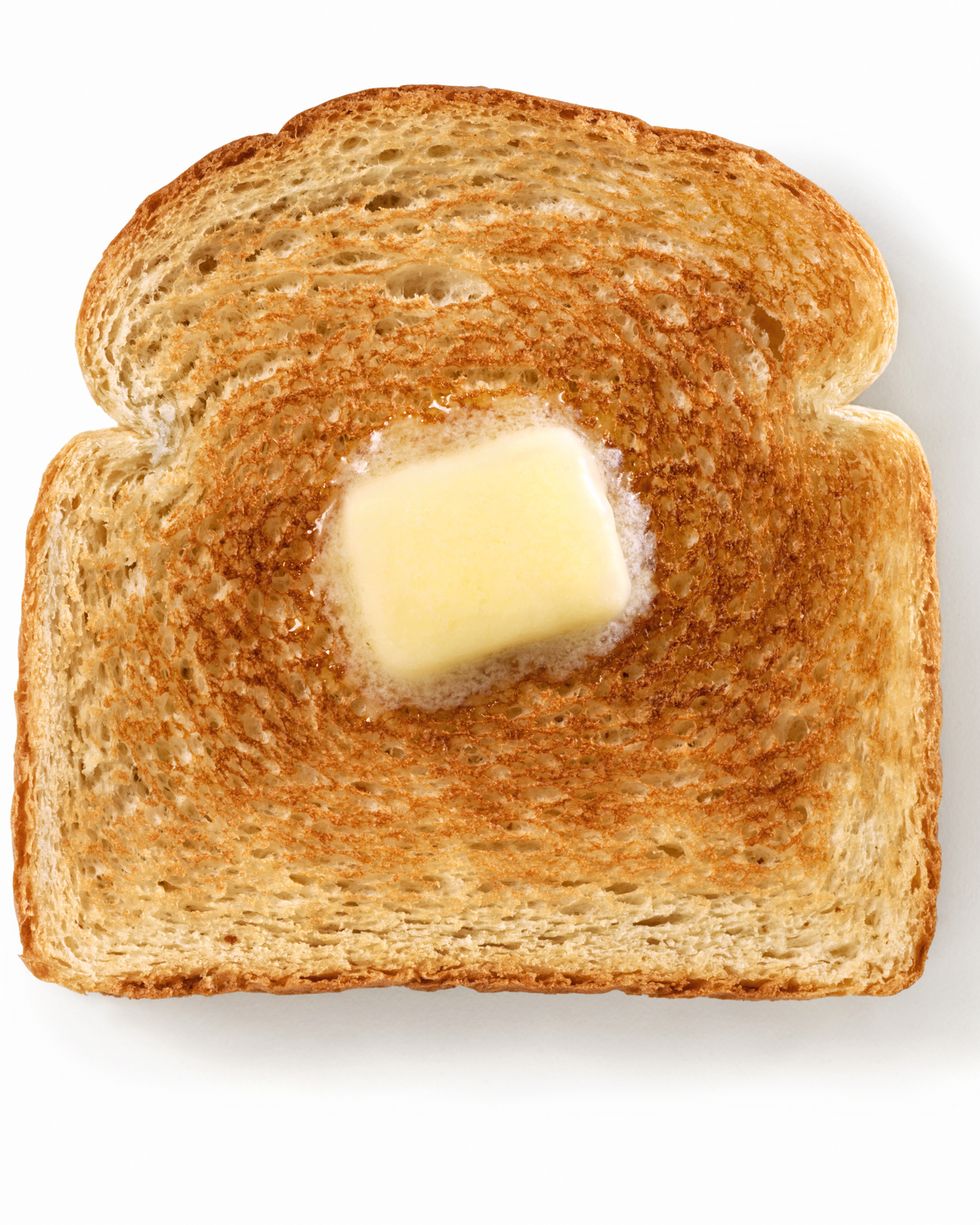 Melting Butter on White Toast