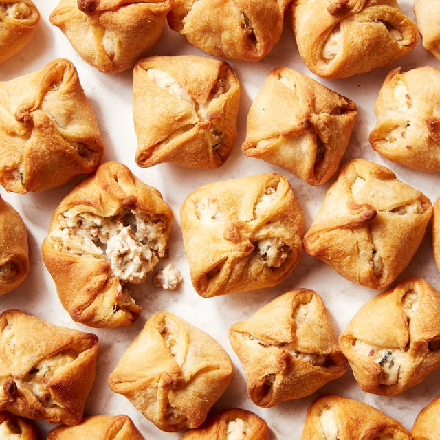 Memaw's Sausage Bundles crescent roll bundles filled with a sausage mixture