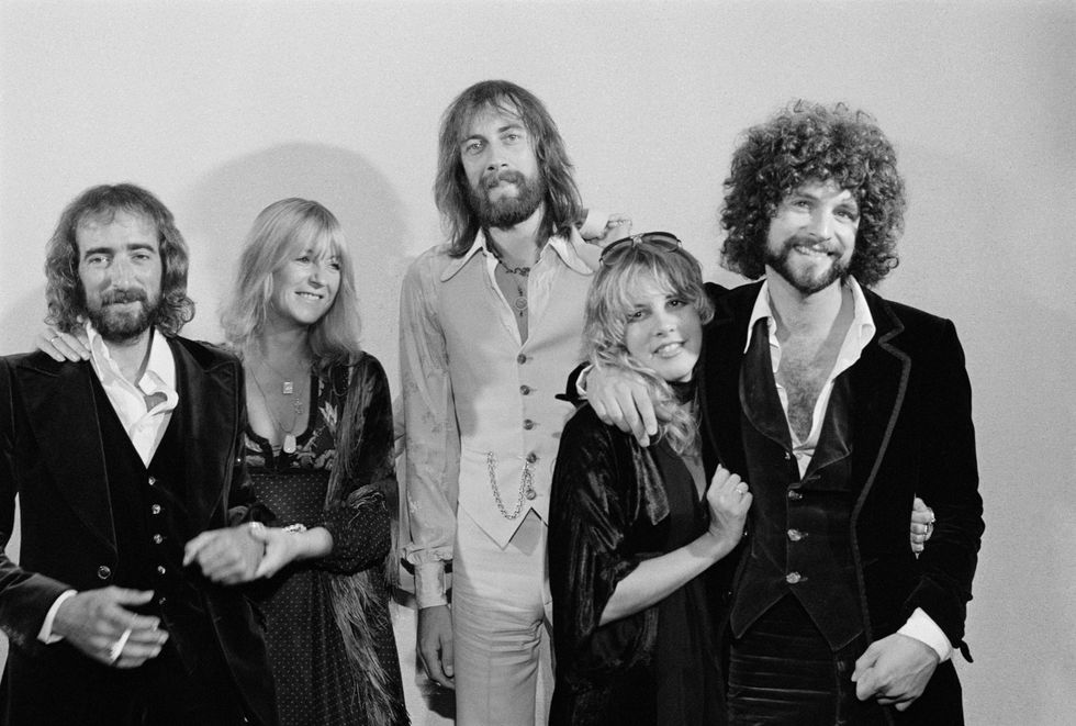 john mcvie, christine mcvie, mick fleetwood, stevie nicks ve lindsey buckingham
