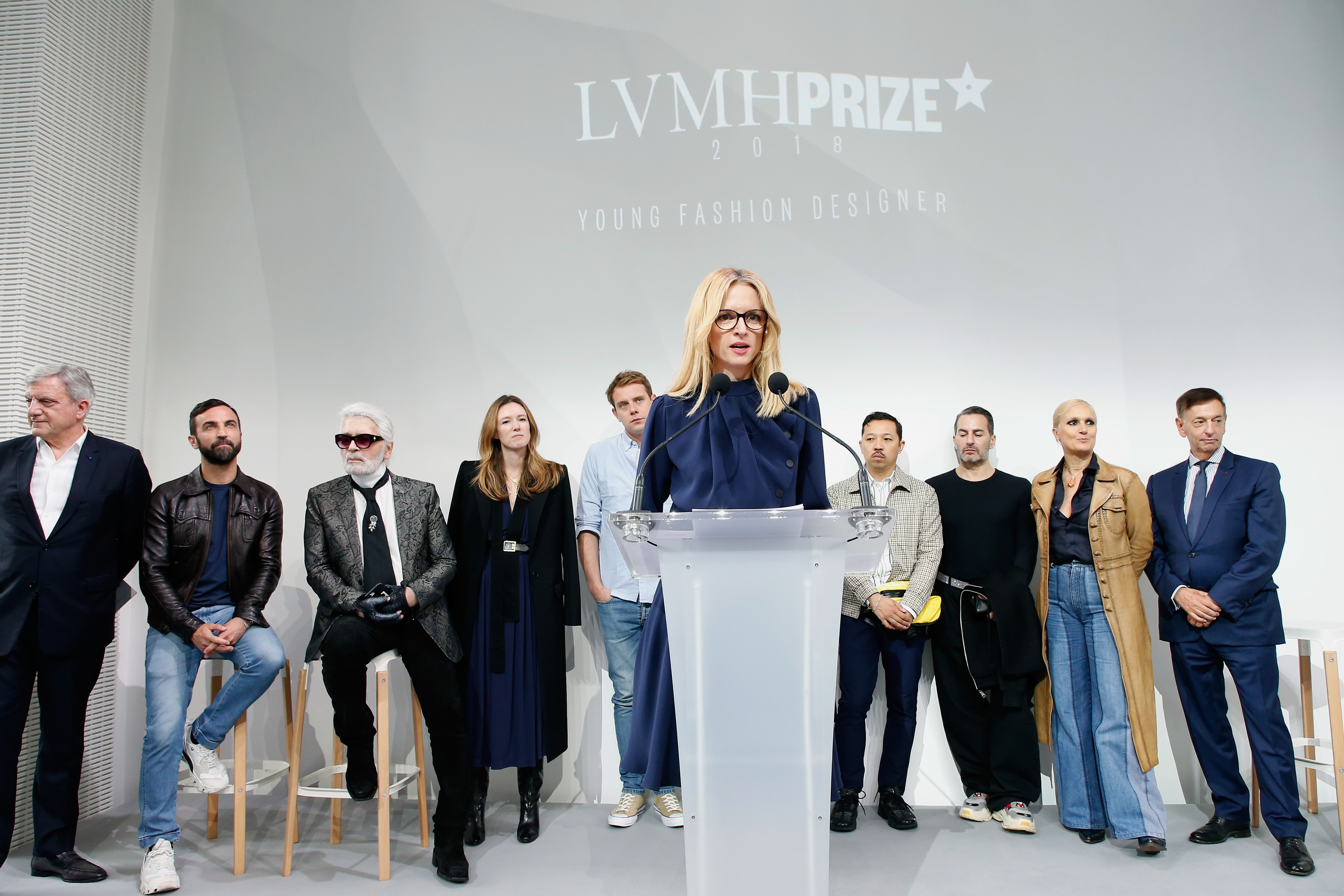February 27, 2020 - Gigi Hadid Attends LVMH Prize Showroom In Louis Vuitton  - HADIDSCLOSET