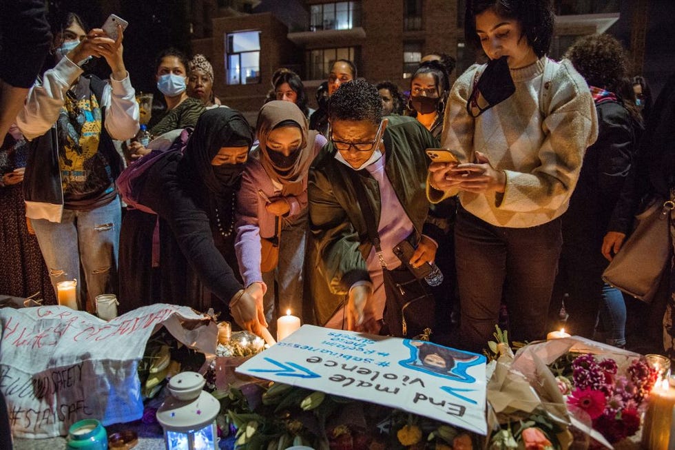 vigil is held for murdered teacher sabina nessa