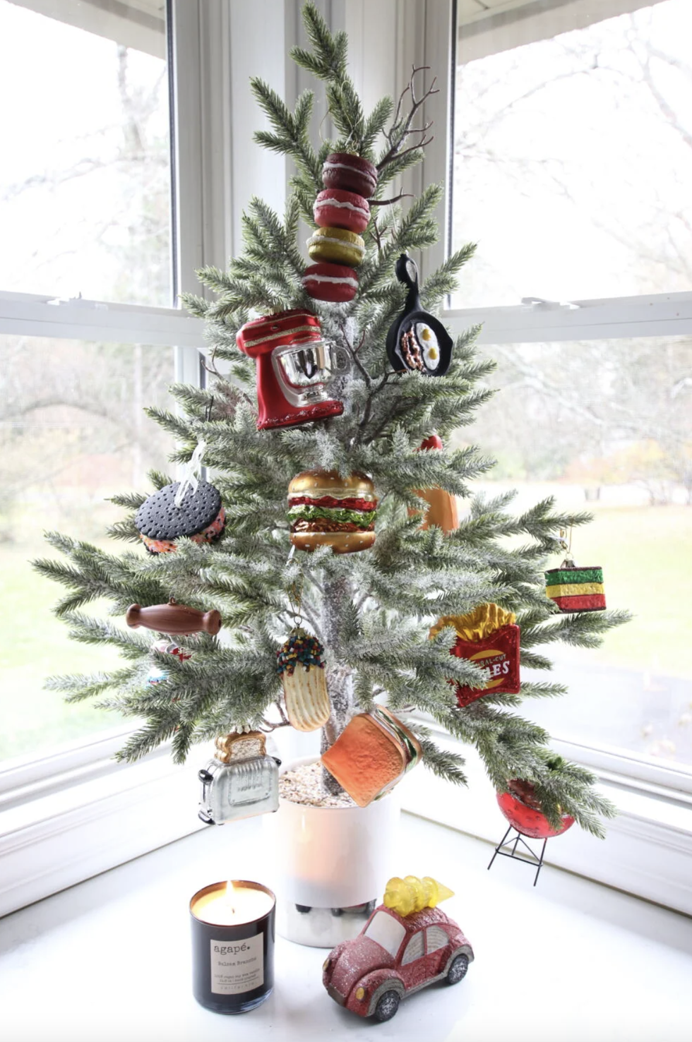 food themed christmas tree