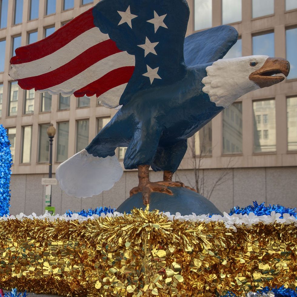 american eagle parade float at national memorial day parade in washington dc 2022 on things to do for memorial day roundup