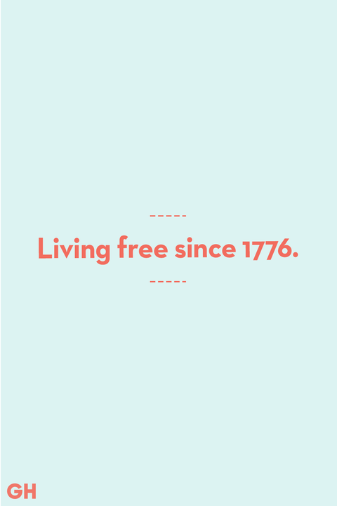 living free since 1776 memorial day instagram caption