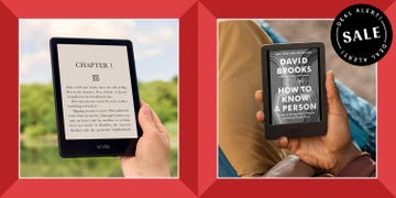 kindles being held