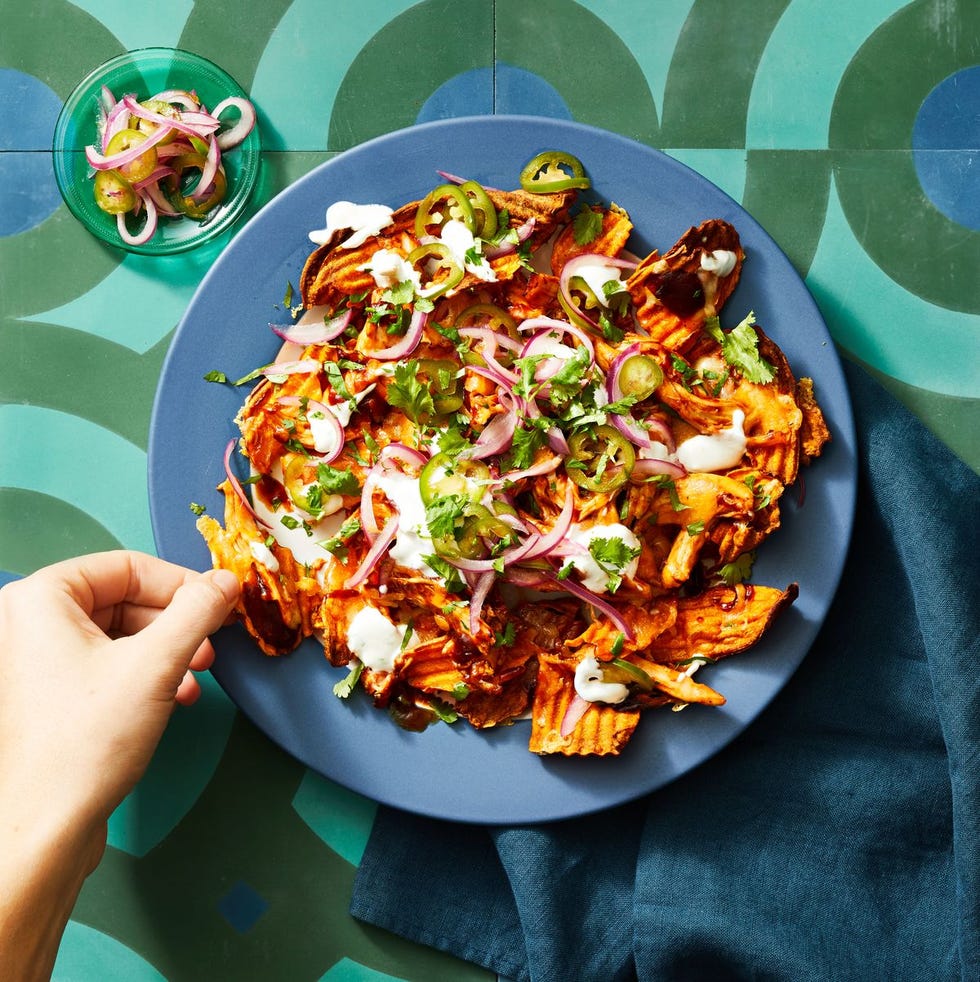 memorial day recipes bbq sweet potato nachos