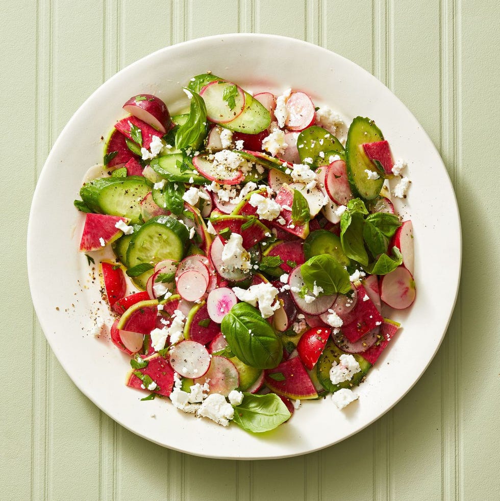 memorial day food cucumber radish salad