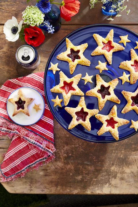 puff pastry star cookies