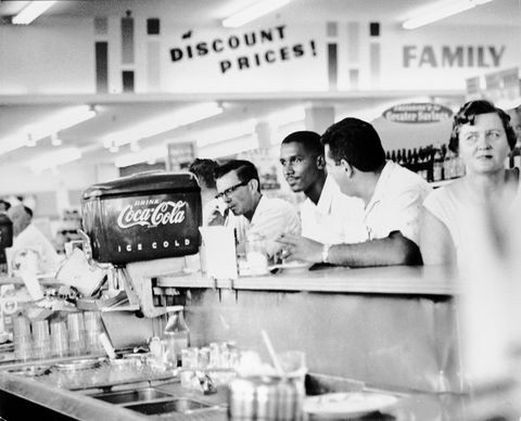 vintage photos of grocery stores   soda bar in a grocery store