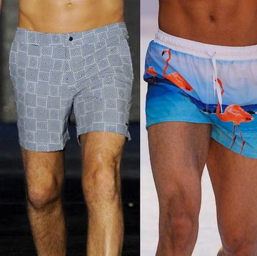 Men's short swim trunks
