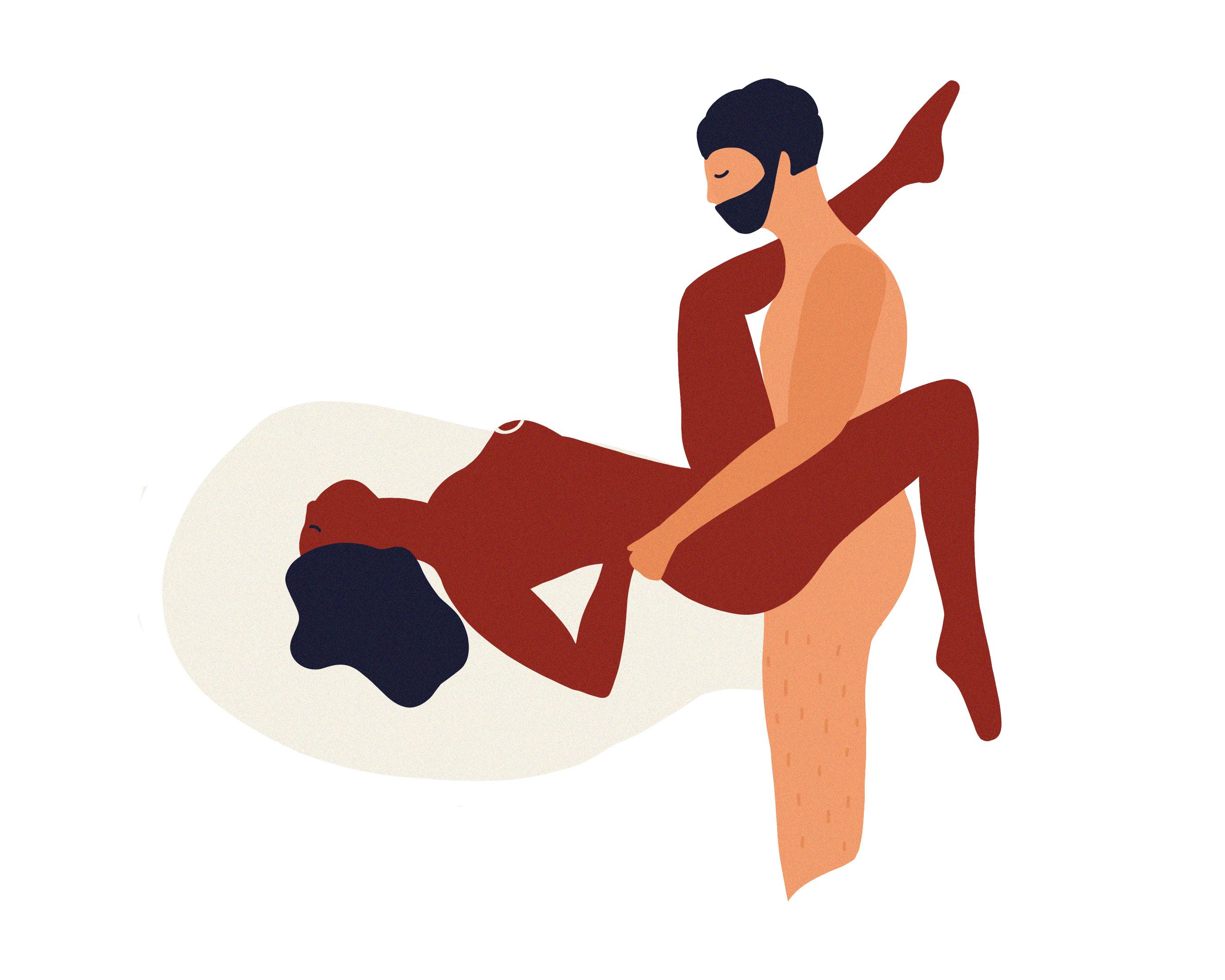 Standing missionary sex position