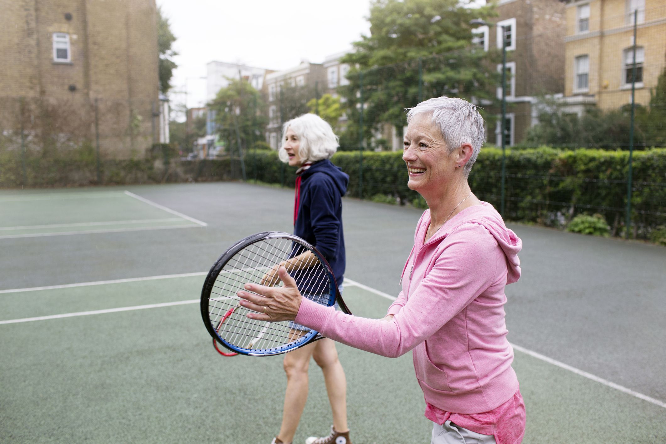 Ejercicio de menopausia tenis