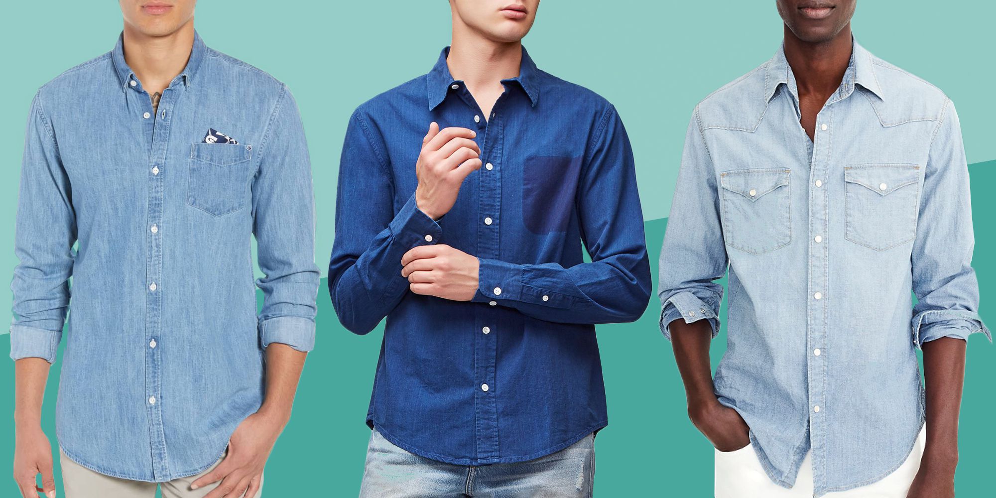 Italian Indigo Western Shirt - Todd Snyder  Best casual shirts, Denim  outfit men, Western denim shirt