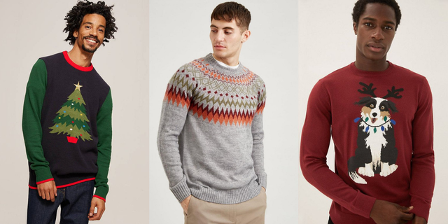 Christmas Sweater Wool Men, Men's Christmas Sweaters