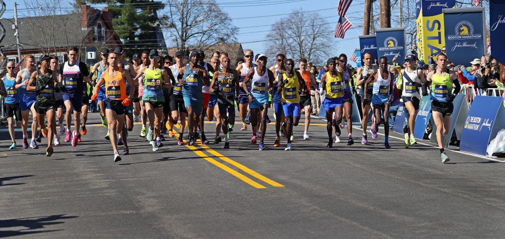 This Men’s Field Just Might Take Down the Boston Marathon Course Record