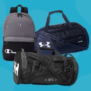 gym backpack and duffel bags