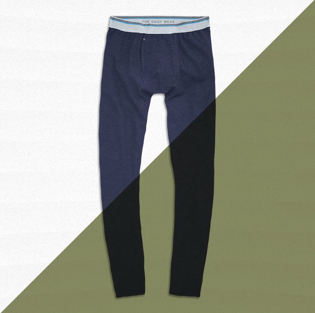 $28 32 Degrees Heat Underwear Men Blue Pants Thermal Base-Layer Leggings  Size S
