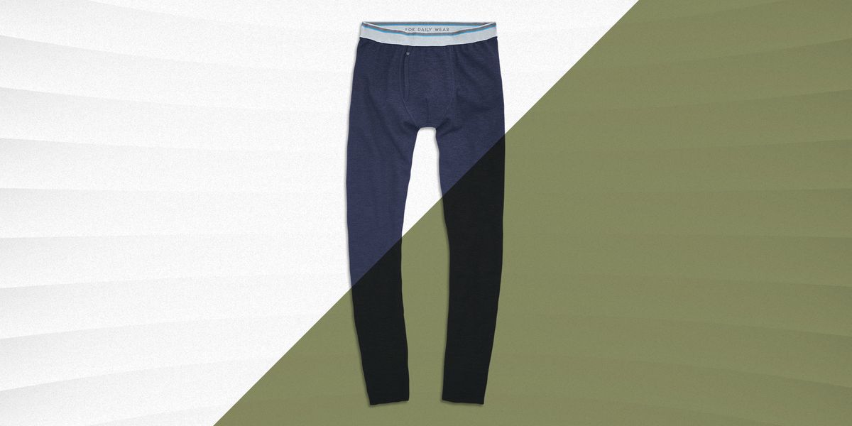 Merino Wool Mens Thermal Base Layer Pants: Warm, Comfy & Durable