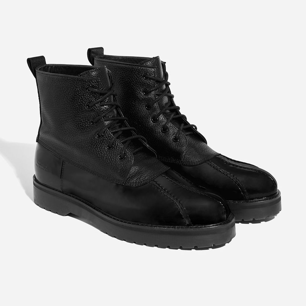 Winter boots men sales black