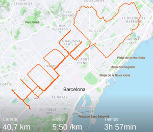 los emocionantes mensajes que escribe un runner espanol en strava