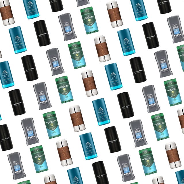 selection of the men's best deodorants