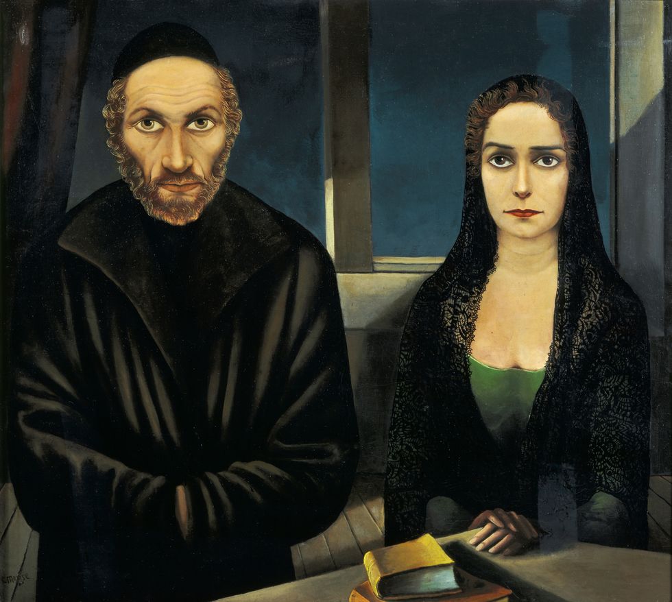 carlo mense "double portrait rabbi s and daughter", a iv 203